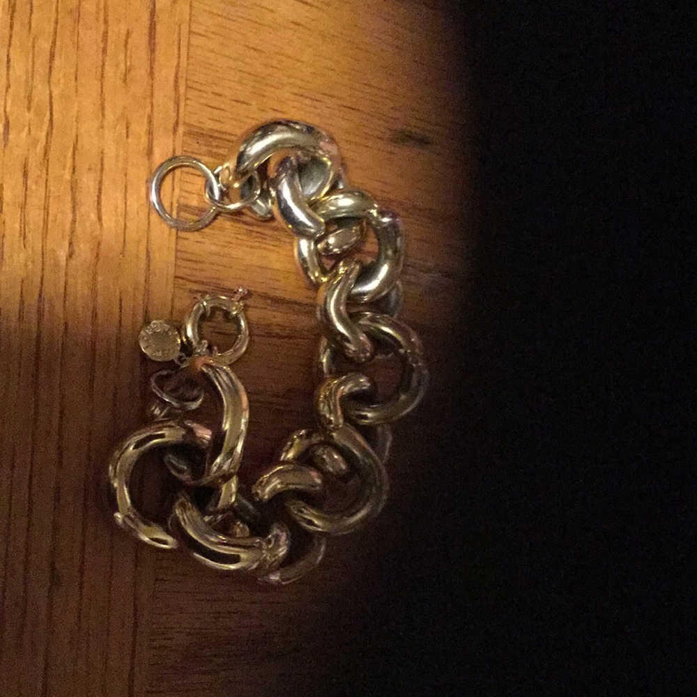 J Crew  Chunky gold tone  bracelet